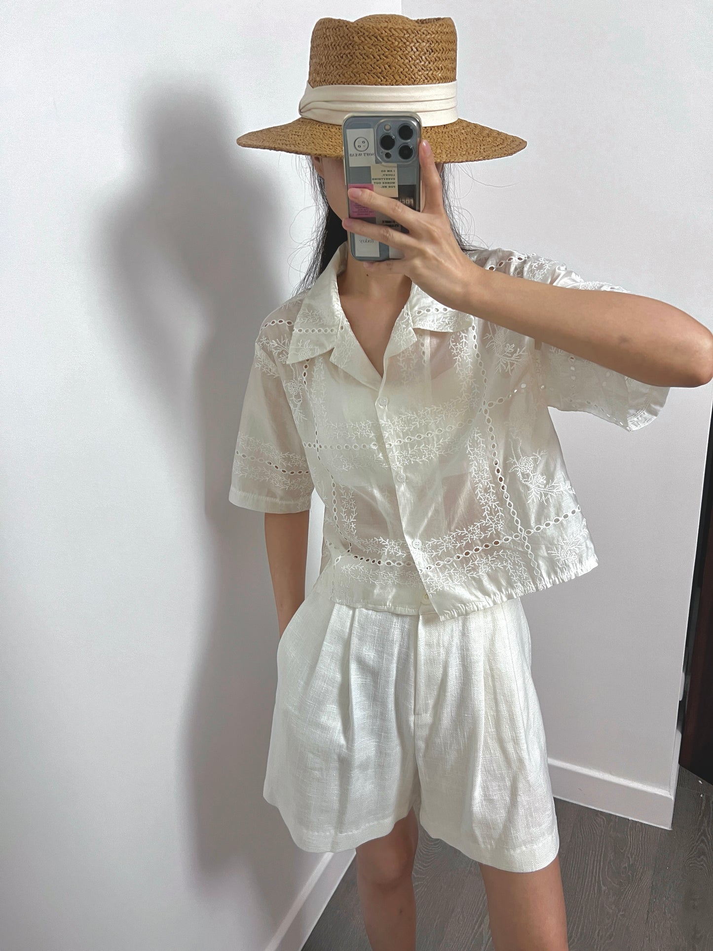 Sold out 7PO 自留款| No.6 Elsa lace cropped blouse