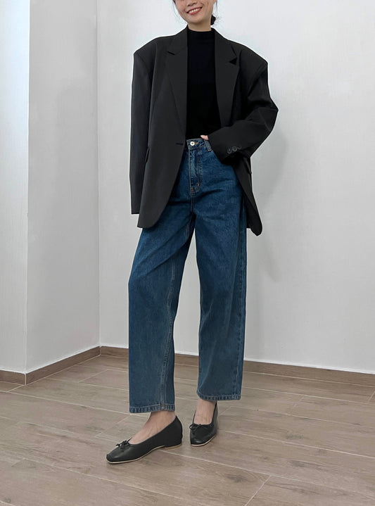 Sold out 立秋PO No.23 歐美街拍大熱 Boxy fit oversized blazer