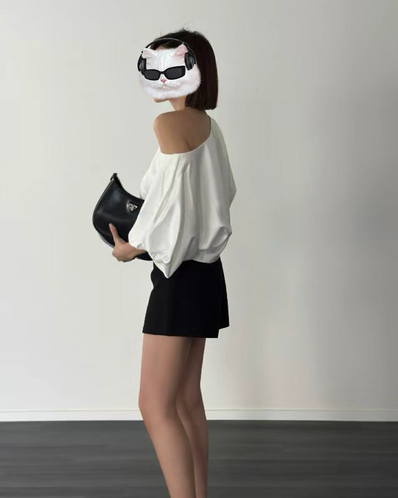6PO 設計感系列 | 06250122 Satin Puffy top