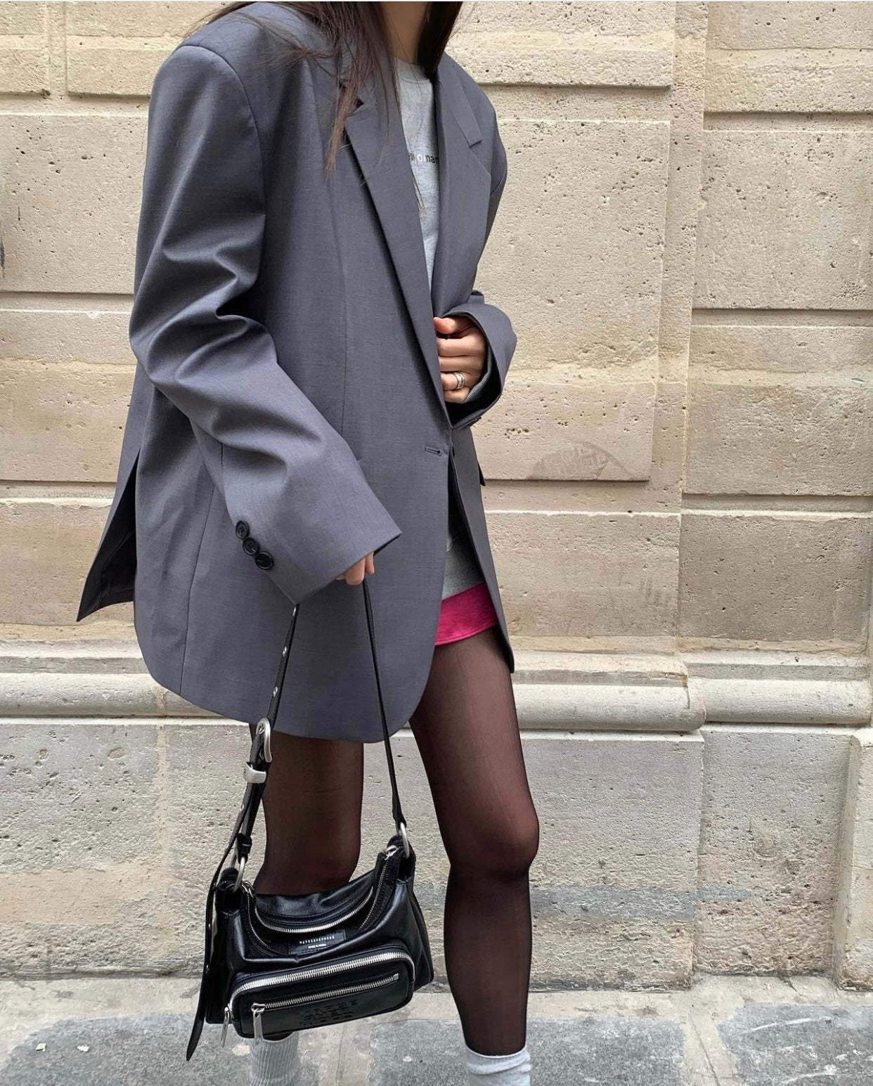 Sold out 立秋PO No.23 歐美街拍大熱 Boxy fit oversized blazer
