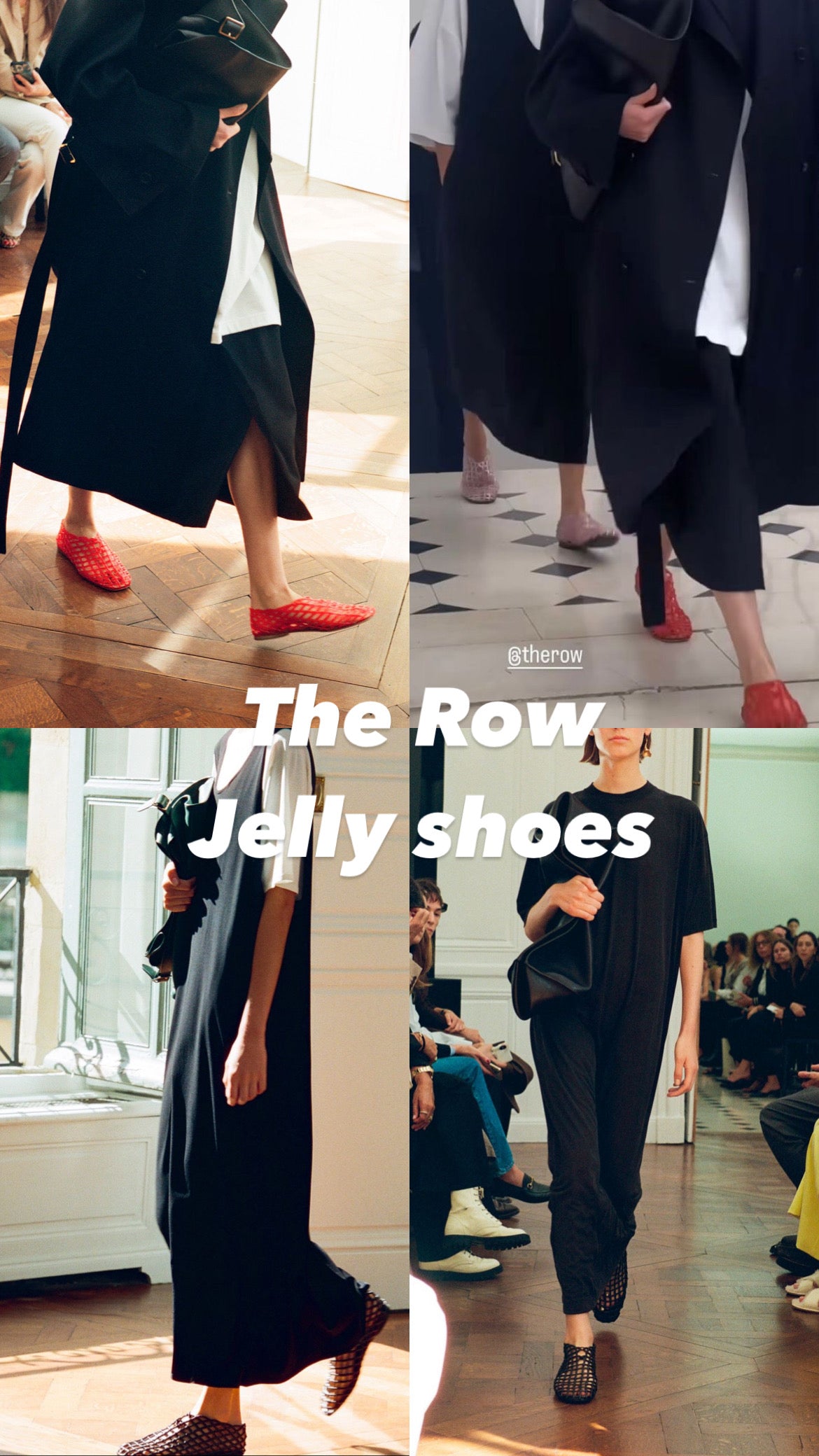 4PO | SH0043 Shoes Trend ✨Jelly flats