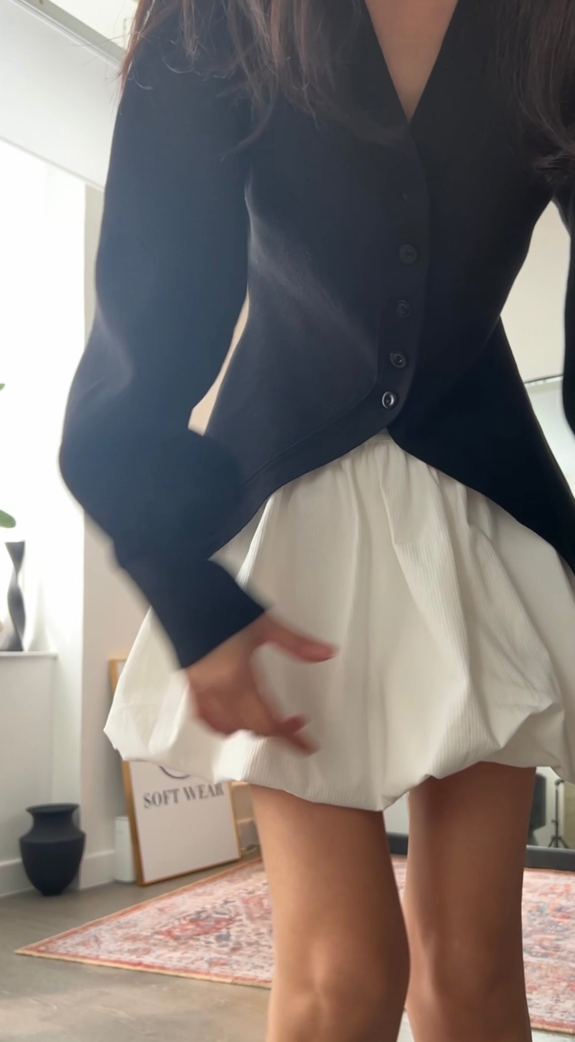 9PO |0924059 Mini balloon skirt