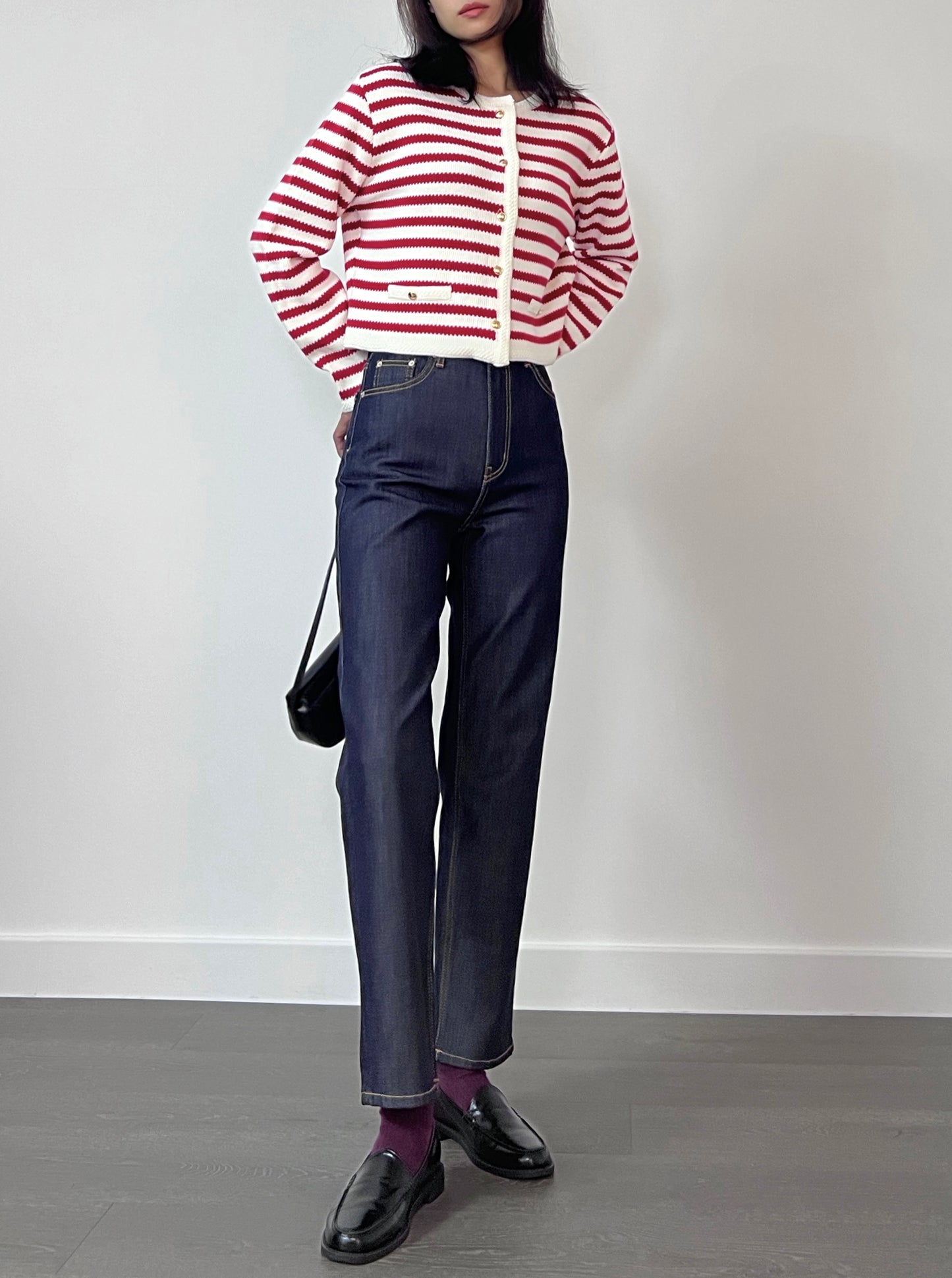 Sold out 24 Spring 棉質條子Cardigan