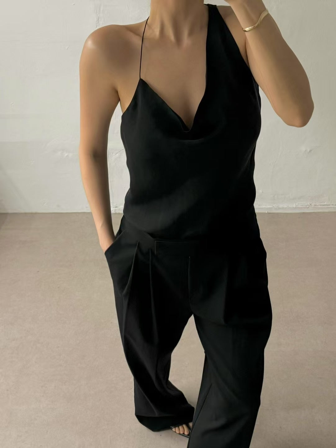 6PO Classy outfit｜06250112 Satin camisole