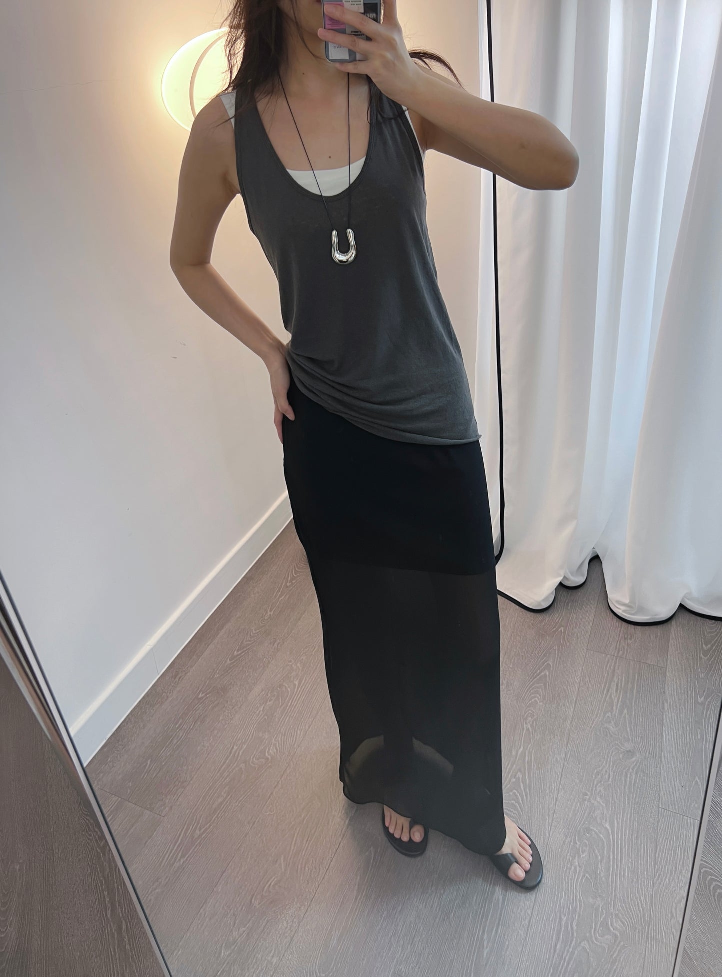 5PO 自留推介 |0525092 Chiffon dreams straight out skirt