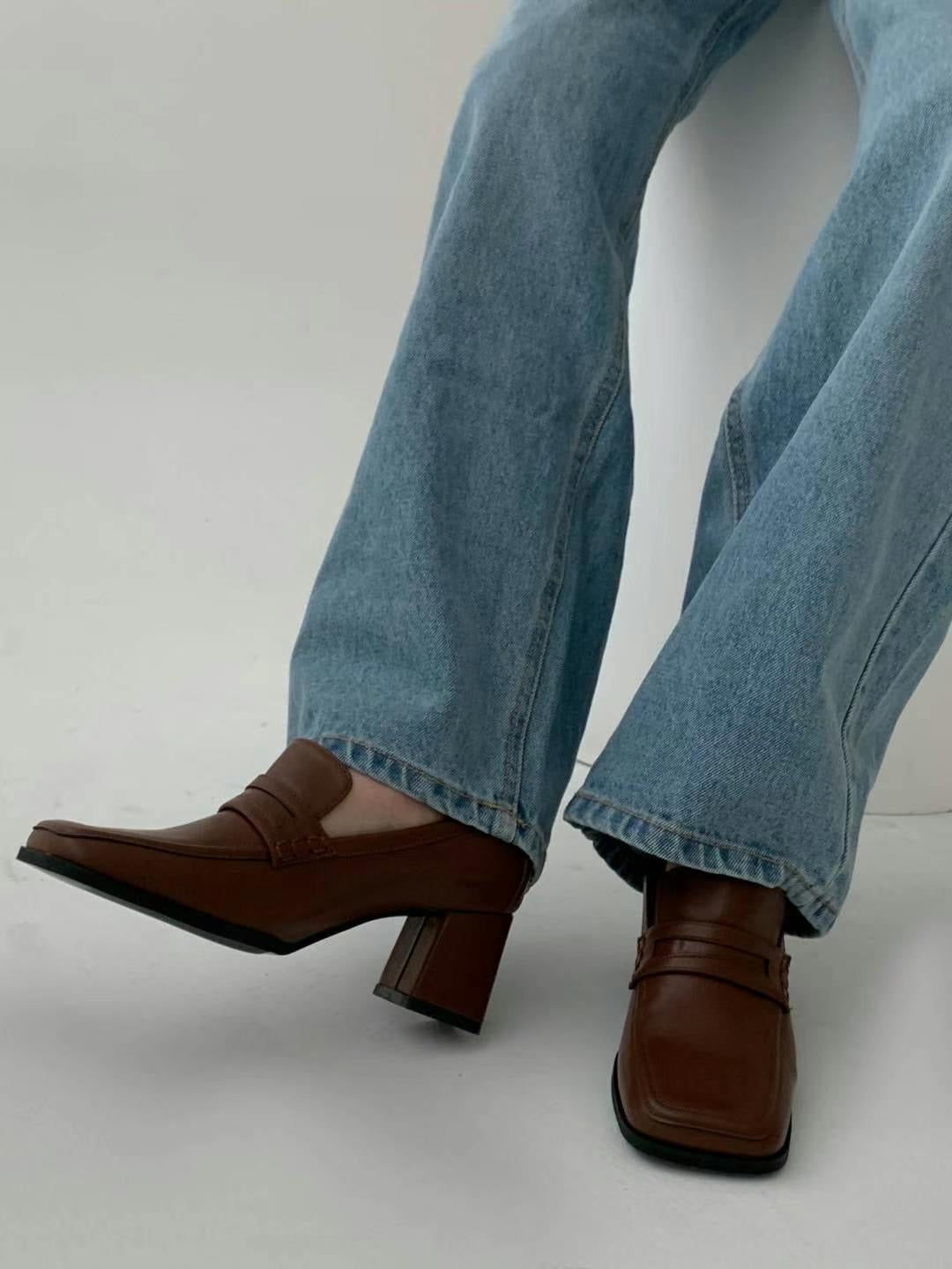 8PO  Square toe pumps(6cm)|  SH0022