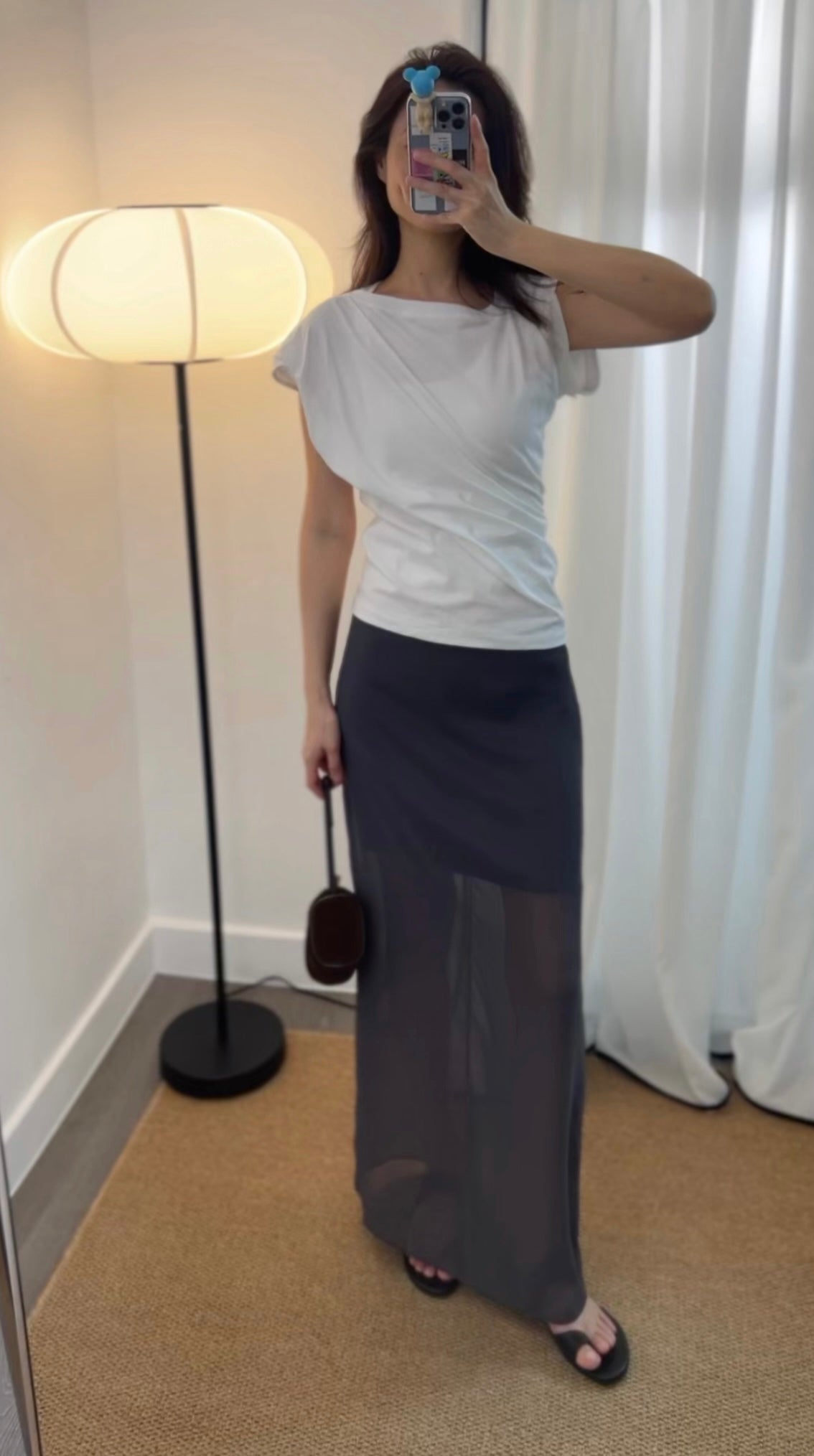 5PO 自留推介 |0525092 Chiffon dreams straight out skirt