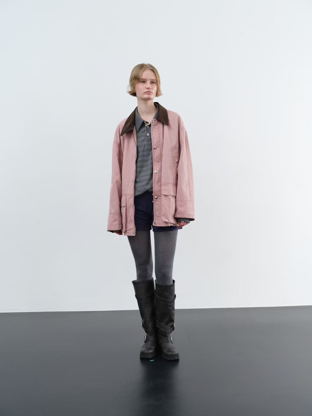 9PO 私心款 | 08250160 粉紅Parka jacket