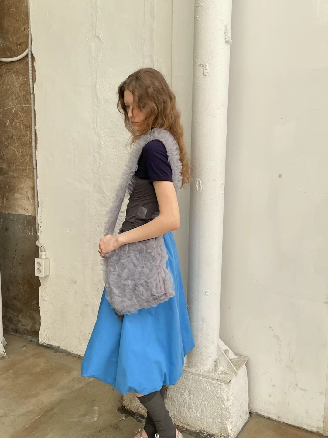 2PO 流行款|  0225026 Balloon midi skirt