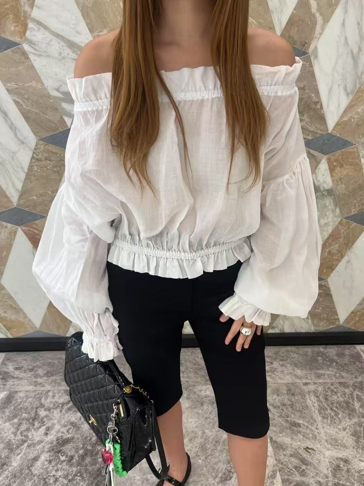 5PO 漂亮🤍美感款|0525081 One shoulder blouse