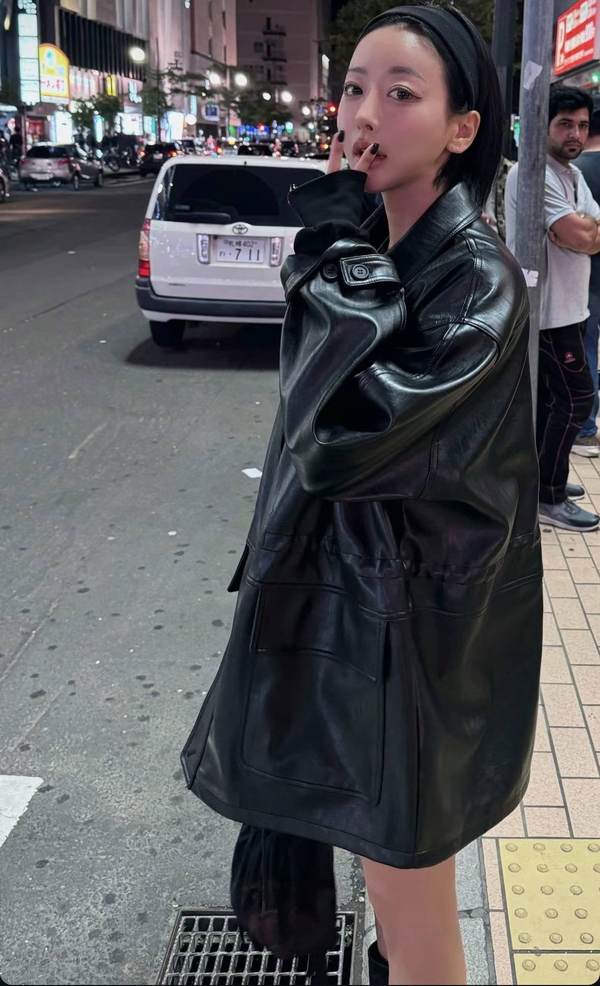 10 PO | 1024076自留 Parka款Faux 皮褸