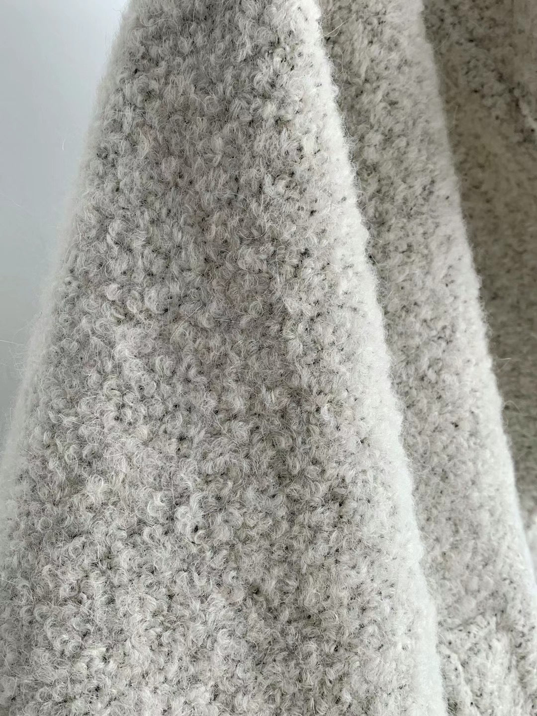 11月PO 高質高級感 ｜ 1124107 Alpaca wool廓型oversized 短版外套