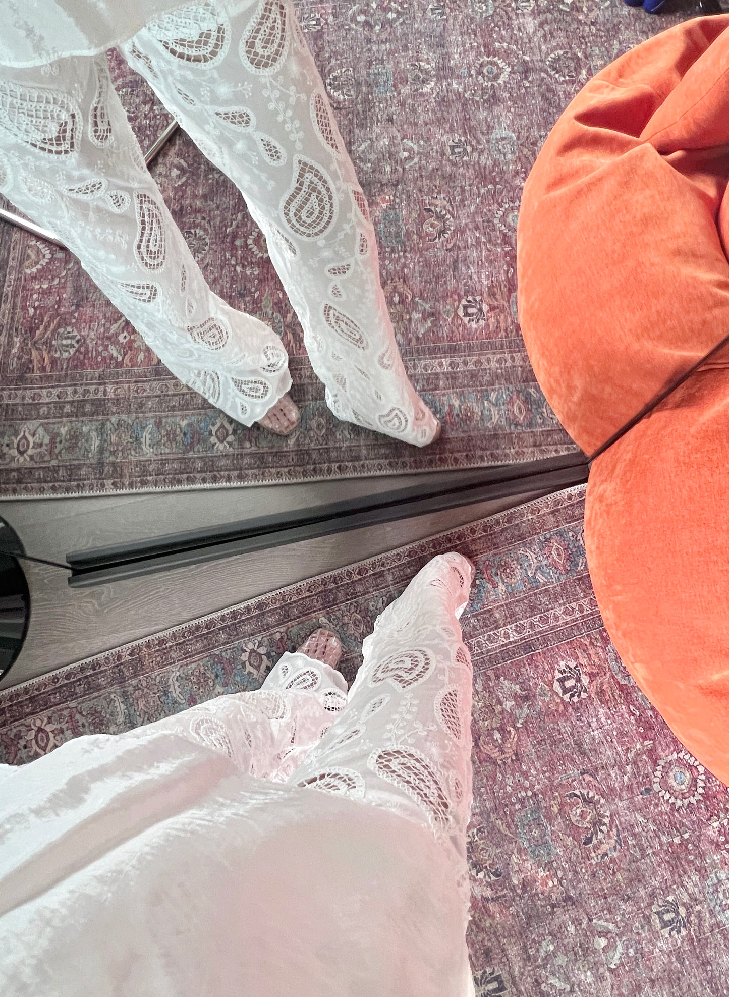6PO 自留款 ｜06250127   Paisley lace pants