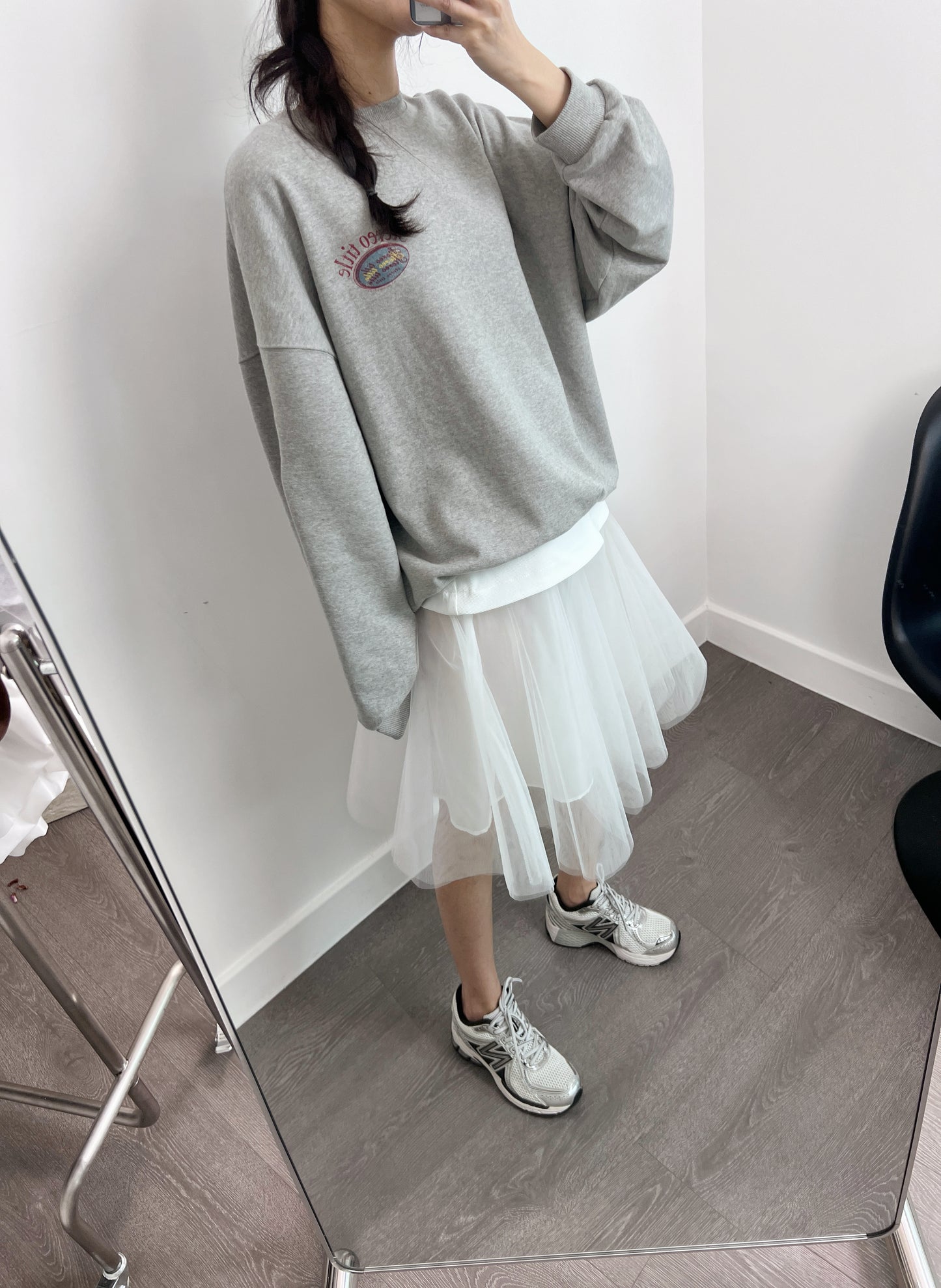 3 PO 2025流行款｜0325039 Sheer tulle skirt