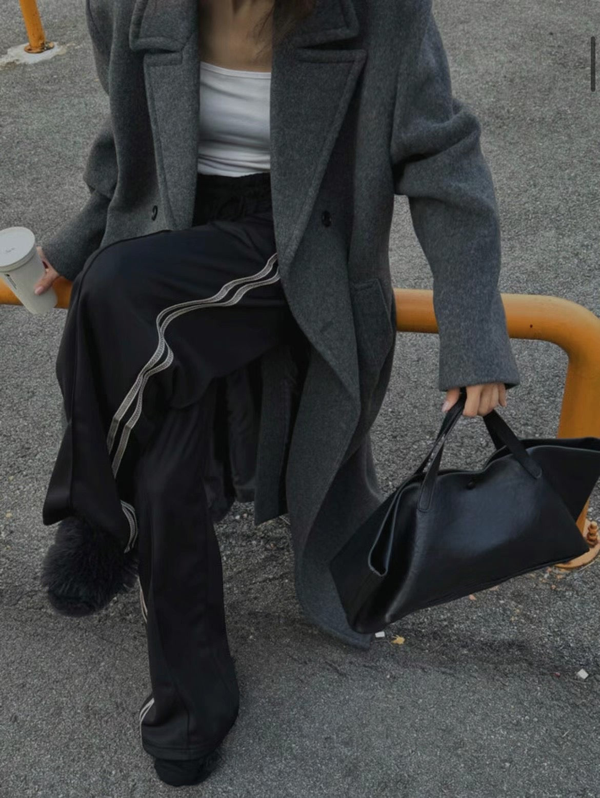 11月PO 24FW流行｜ 1124126 Double breasted Merino wool coat