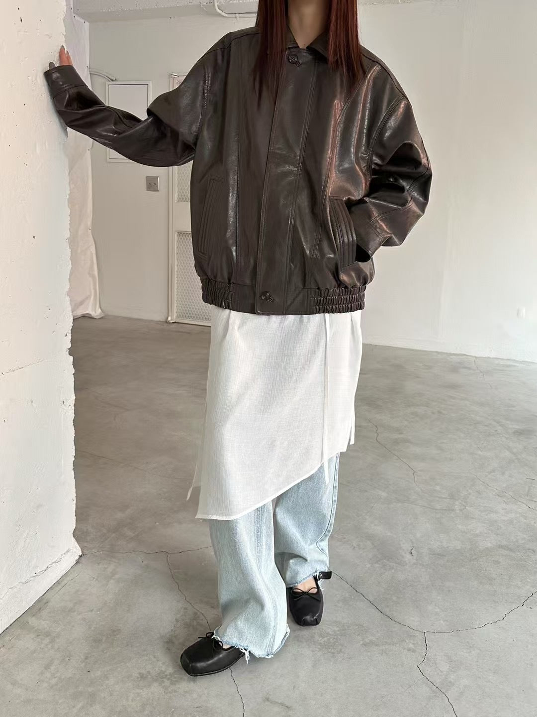 2PO 推介款|  0225029 Faux leather jacket