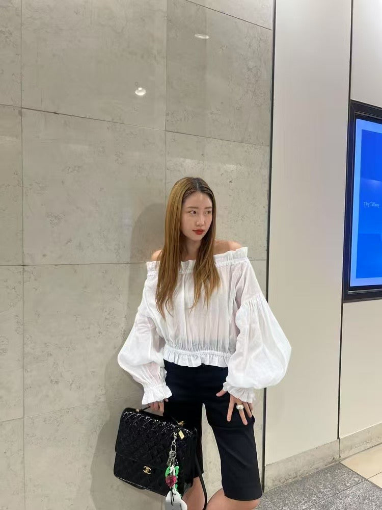 5PO 漂亮🤍美感款|0525081 One shoulder blouse