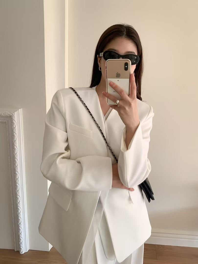 3 PO Hot pick｜0325031 Sheer Trim jacket set