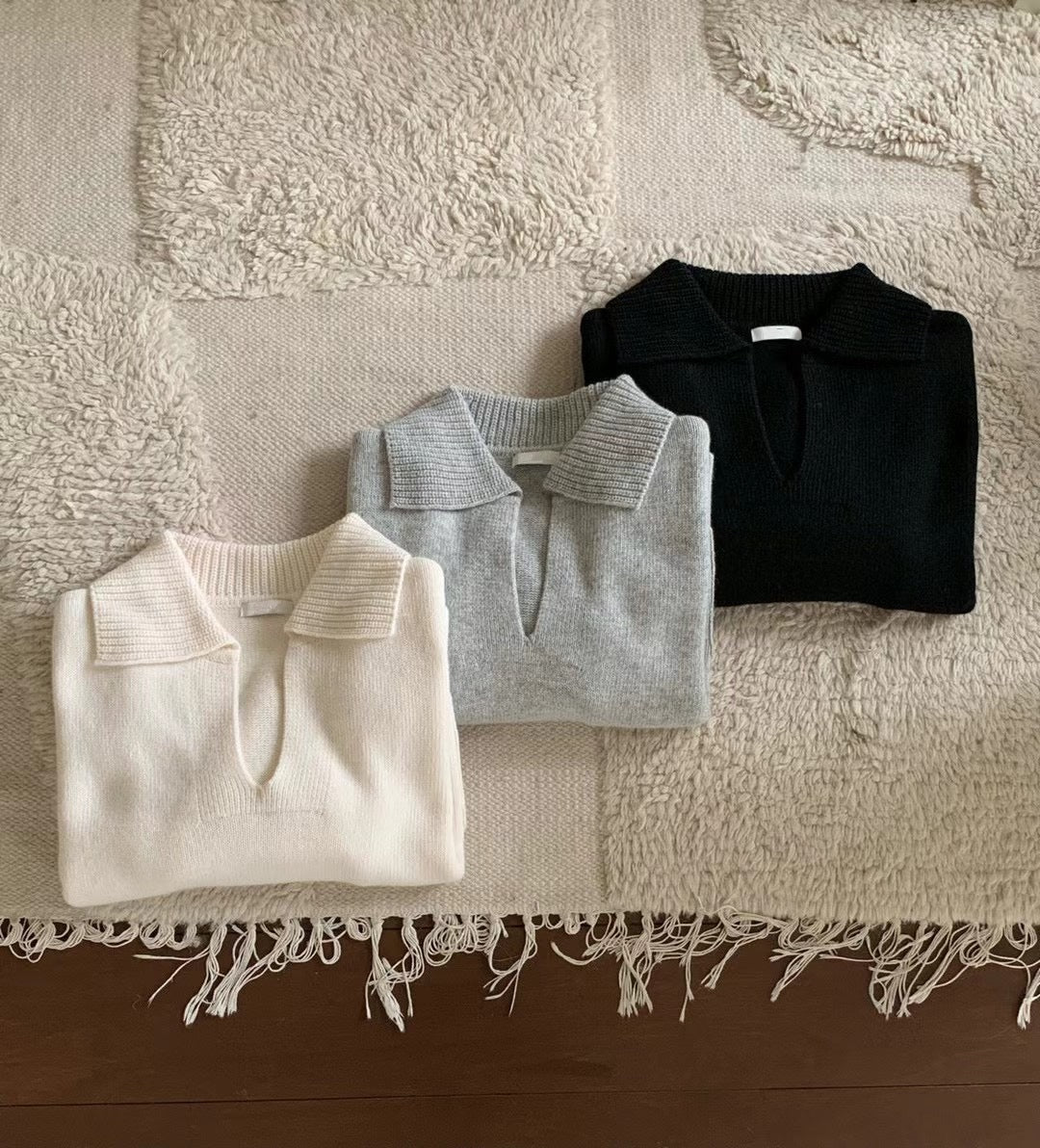 Sold out 1月PO No.18 高質系列| Khaite style Classy V neck Sweater