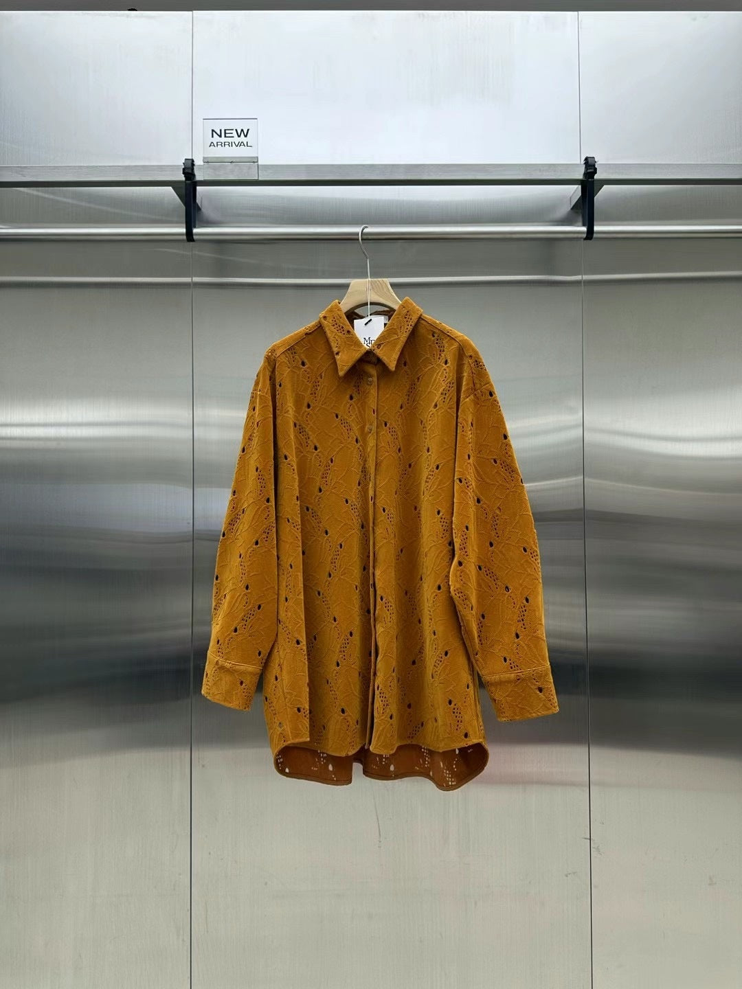 10 PO | 1024086 高質Boho chic 鏤空通花Suede 感恤衫（可當外套）