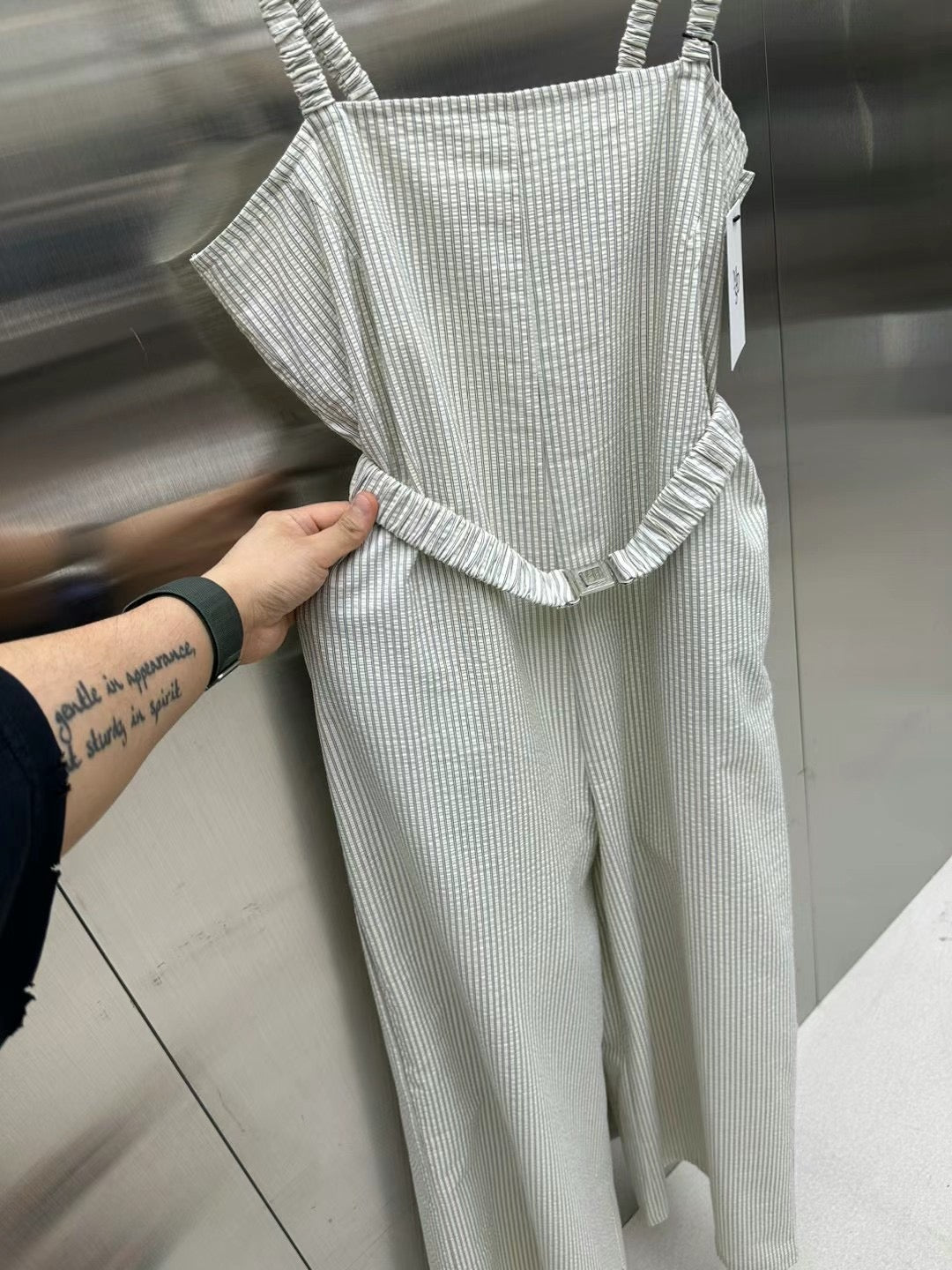 Sold out ✖️7月PO No.18 Stripe Jumpsuit (with belt)