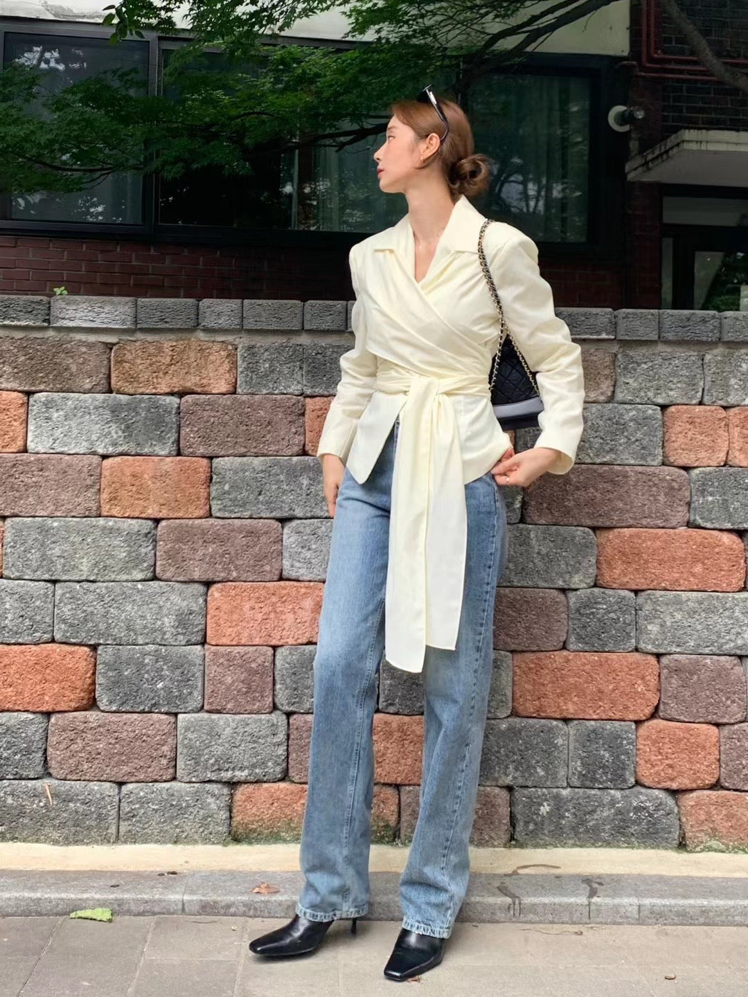 立秋PO No.3 Tie front Blazer