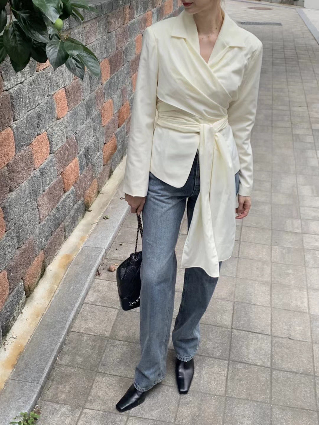 立秋PO No.3 Tie front Blazer
