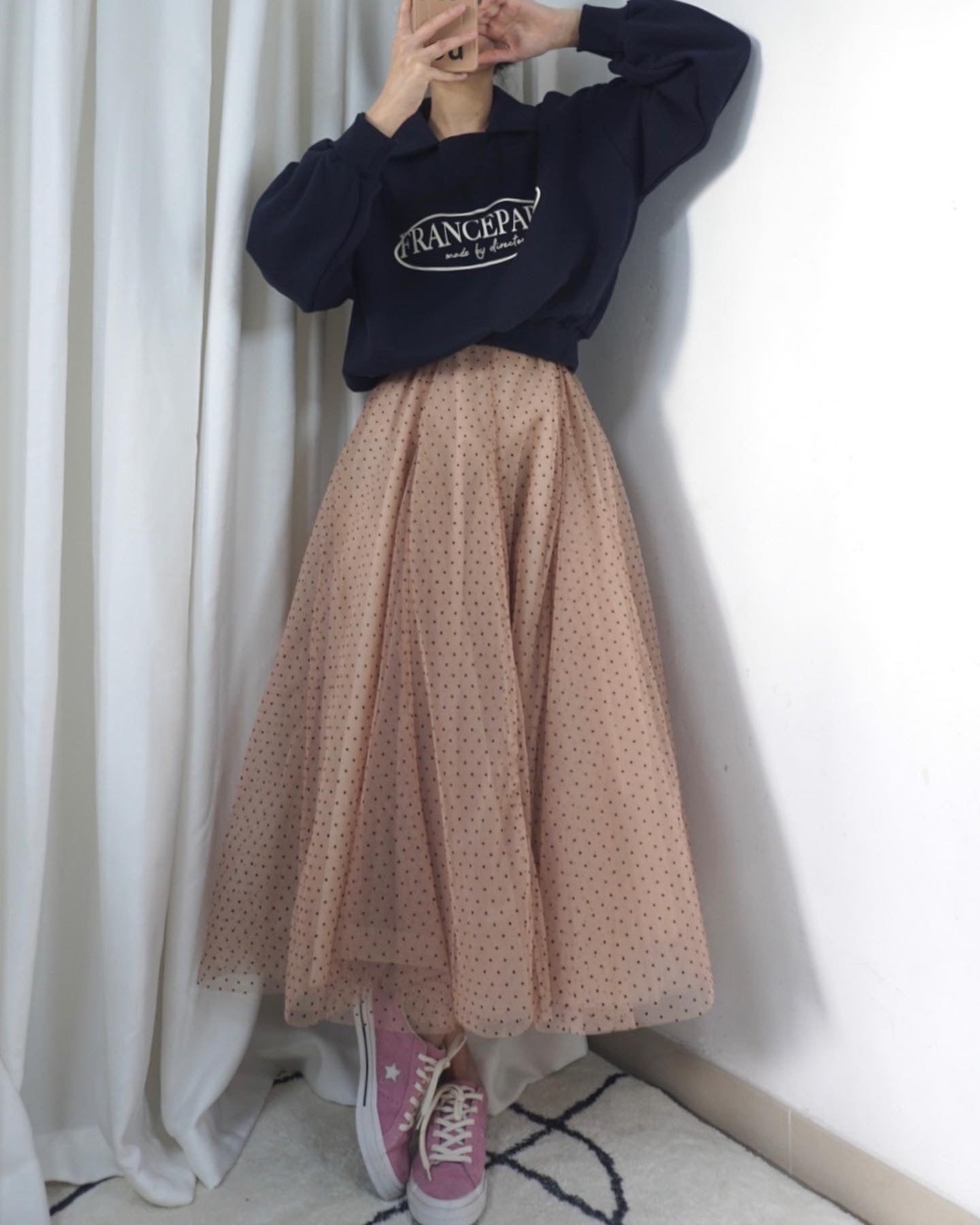 2 No.2 Alice tulle midi skirt